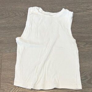 NOBO White Sleeveless Muscle Tee